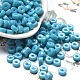 Непрозрачные цветные стеклянные бусины SEED-E001-P3x6mm-06-1