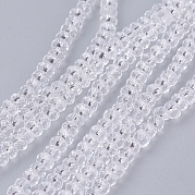 Прозрачные стеклянные бусины GLAA-R135-2mm-10