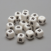 Пищевые экологически чистые силиконовые бусины SIL-R001-R