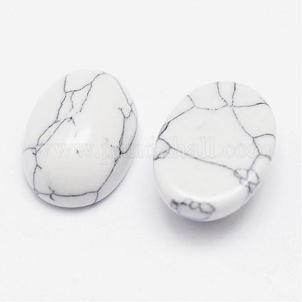 Синтетический кабошон Говлит G-P215-10-13x18mm-1