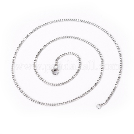 Не тускнеющие ожерелья из нержавеющей стали 304 MAK-I012-W01-1