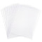 PP Loose Leaf Card Ticket Storage Bag, A4 Binder Refill Pocket, Rectangle, 1 Grid, Rectangle, for Disbound Notebook, Clear, 305x235x1mm, 25 sheets/set