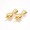 Brass Kilt Pins, Bowknot, Matt, Golden, 69.5~70x25~26x20~21mm