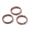 Natural Leopard Skin Jasper Stretch Bracelets, Faceted, Rectangle, 2-3/8 inch(6cm)