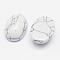 Synthetic Howlite Cabochons, Oval, 18x13x7mm