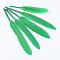 Goose Feather Costume Accessories, Dyed, Green, 100~175x13~25mm
