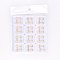 304 Stainless Steel Earlobe Plugs, Screw Back Earrings, with Rhinestone, Flat Round, Golden, Crystal, 6x4mm, Pin: 1mm, 12pairs/bag