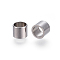 Tarnish Resistant 304 Stainless Steel European Beads, Column, Stainless Steel Color, 6x5mm, Hole: 5mm