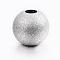 Tarnish Resistant 202 Stainless Steel Textured Beads, Round, Stainless Steel Color, 10x9mm, Hole: 3mm
