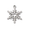 Christmas 201 Stainless Steel Pendants, Snowflake Charm, Laser Cut, Anti-Tarnish, Stainless Steel Color, 18x14x1mm, Hole: 1.5mm