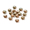 Opaque Spray Painted Glass Beads, Rondelle, Dark Salmon, 8x5mm, Hole: 2mm, about 1041pcs/450g
