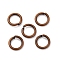 Brass Open Jump Rings, Cadmium Free & Lead Free, Red Copper, 8x1.2mm, Inner Diameter: 5.5mm, about 2000pcs/500g