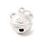 990 Sterling Silver Charms, Tiger Bell, with Jump Rings, Silver, 9x10x7mm, Hole: 3.5mm