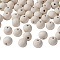 Natural Unfinished Wood Beads, Round Wooden Loose Beads Spacer Beads for Craft Making, Lead Free, Moccasin, 14mm, Hole: 3.5~4mm