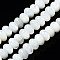 Natural Trochid Shell/Trochus Shell Beads Strands, Rondelle, Bleach, Seashell Color, 6x4mm, Hole: 0.8mm, about 107~110pcs/strand, 15.75 inch(40cm)