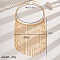 Brass Tassel Necklace for Women, Golden, 19.09 inch(48.5cm)