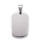 Tarnish Resistant 201 Stainless Steel Stamping Blank Tag Pendants, Rectangle, Stainless Steel Color, 28x18x1.5mm, Hole: 5.5x9.5mm