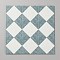 ABS Plastic Imitation Wood Grain Floor, Dollhouse Decoration, Cadet Blue, 148x148x2.7mm
