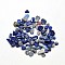 Natural Lapis Lazuli Chip Beads, Tumbled Stone, No Hole, 3~5x2~4mm, about 4300pcs/500g