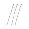 Tarnish Resistant 304 Stainless Steel Flat Head Pins, Stainless Steel Color, 38x0.8mm, Head: 2mm