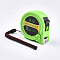 Self-Locking Iron Tape Measures, Measure Tool, with Plastic, Linen, 5m(16feet), 69x68x36mm
