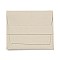 Velvet Cloth Jewelry Flap Pouches, Folding Envelope Bag for Earrings, Bracelets, Necklaces Packaging, Rectangle, Antique White, 7.2x8.5cm