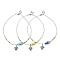 Alloy Tortoise Pendant Necklace, Porcelain Fish & Glass Seed Beaded Necklace, Mixed Color, 15.12 inch(38.4cm)