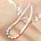 Natural Pearl & Acrylic Column Beaded Necklaces, with Brass End Chains, Real 18K Gold Plated, Long-Lasting Plated, Lead Free & Cadmium Free, Rack Plating, Colorful, 16.65 inch(42.3cm)