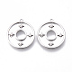 Латунные микропаве прозрачные подвески с фианитом KK-N232-175P-NF-1