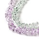 Прозрачные стеклянные бусины GLAA-H023-02E-4