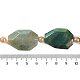 Гальванические натуральный агат бисер пряди G-L604-B01-01D-3