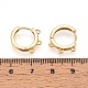 Латунная серьга-кольцо KK-N261-61G-3