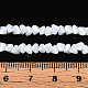 Гальванические непрозрачные стеклянные бусины GLAA-N022-4mm-03-4
