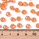 Непрозрачные цветные стеклянные бусины SEED-N007-34D-5