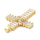 Латунь кубический цирконий кулон ZIRC-C021-30G-3