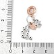Латунные подвески с кубическим цирконием европейские бусины KK-Q015-01M-3