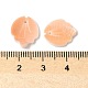 Подвески из натуральных морских ракушек с резными листьями SSHEL-C013-02D-3