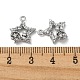 Латунные микропаве прозрачные кубические циркониевые подвески KK-H460-18P-3