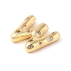 Кулон из латуни с прозрачным кубическим цирконием KK-Z046-01G-W-2