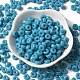 Непрозрачные цветные стеклянные бусины SEED-E001-P3x6mm-06-2