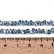 Гальванизируйте прозрачное стекло бисер нитей GLAA-N021-4mm-29-2