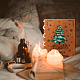 Деревянная книга с памятными открытками WOOD-WH0045-06-5