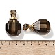 Подвески для флаконов духов из натурального дымчатого кварца G-Q163-10G-09-3