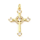 Латунные микро проложить кубического циркония подвески KK-U066-09G-1