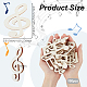 100 шт. WOOD-WH0025-95-2