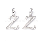 Подвески с буквами из экологически чистой латуни KK-K265-02P-Z