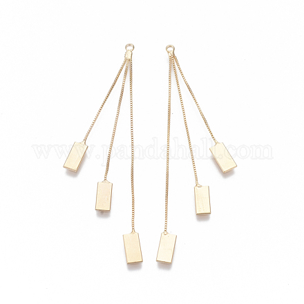 Латунные цепочки с кисточками большие подвески X-KK-S348-466G-NF-1
