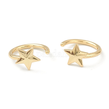 Серьги-манжеты из латуни EJEW-L234-032G-1