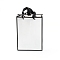 Rectangle Paper Bags, with Handles, for Gift Bags and Shopping Bags, White, 22x16x0.6cm