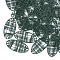 430 Stainless Steel Links connectors, Spray Painted, Etched Metal Embellishments, Oval, Green, 24x12x0.3mm, Hole: 1.6mm